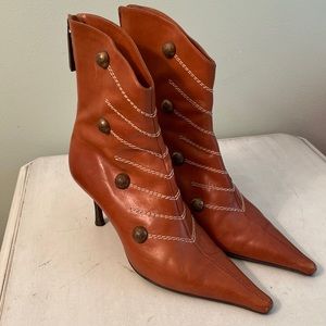 Vero Cuoio brown leather boots Italy